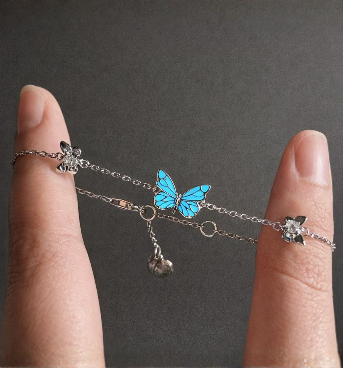 Lichtgevende Vlinder Armband