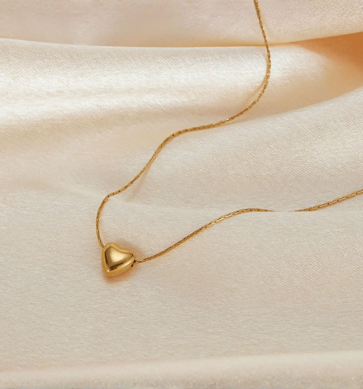 Puffy Hart Ketting
