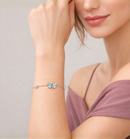 Lichtgevende Vlinder Armband