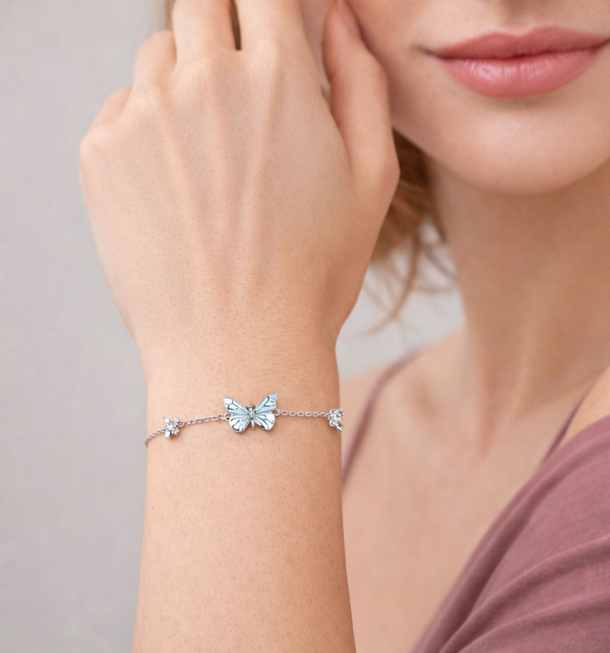 Lichtgevende Vlinder Armband