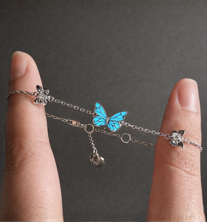 Lichtgevende Vlinder Armband