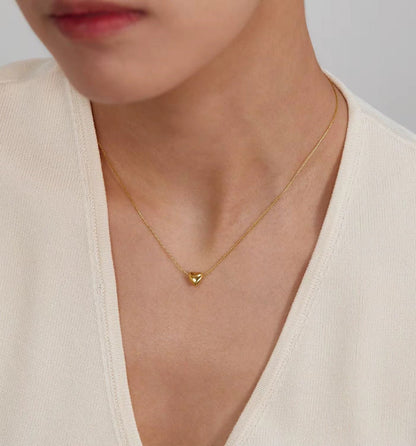 Puffy Hart Ketting