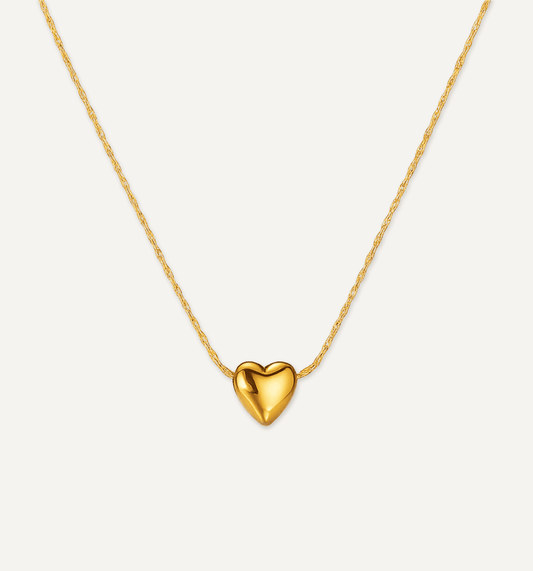 Puffy Hart Ketting