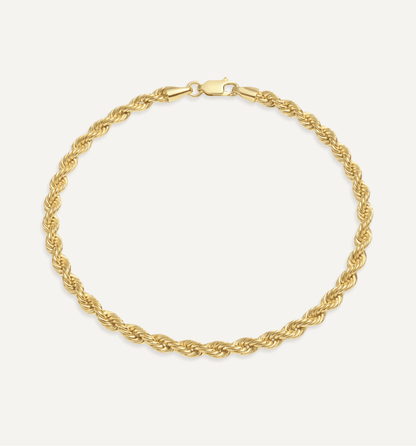Rope Armband Breed 6mm